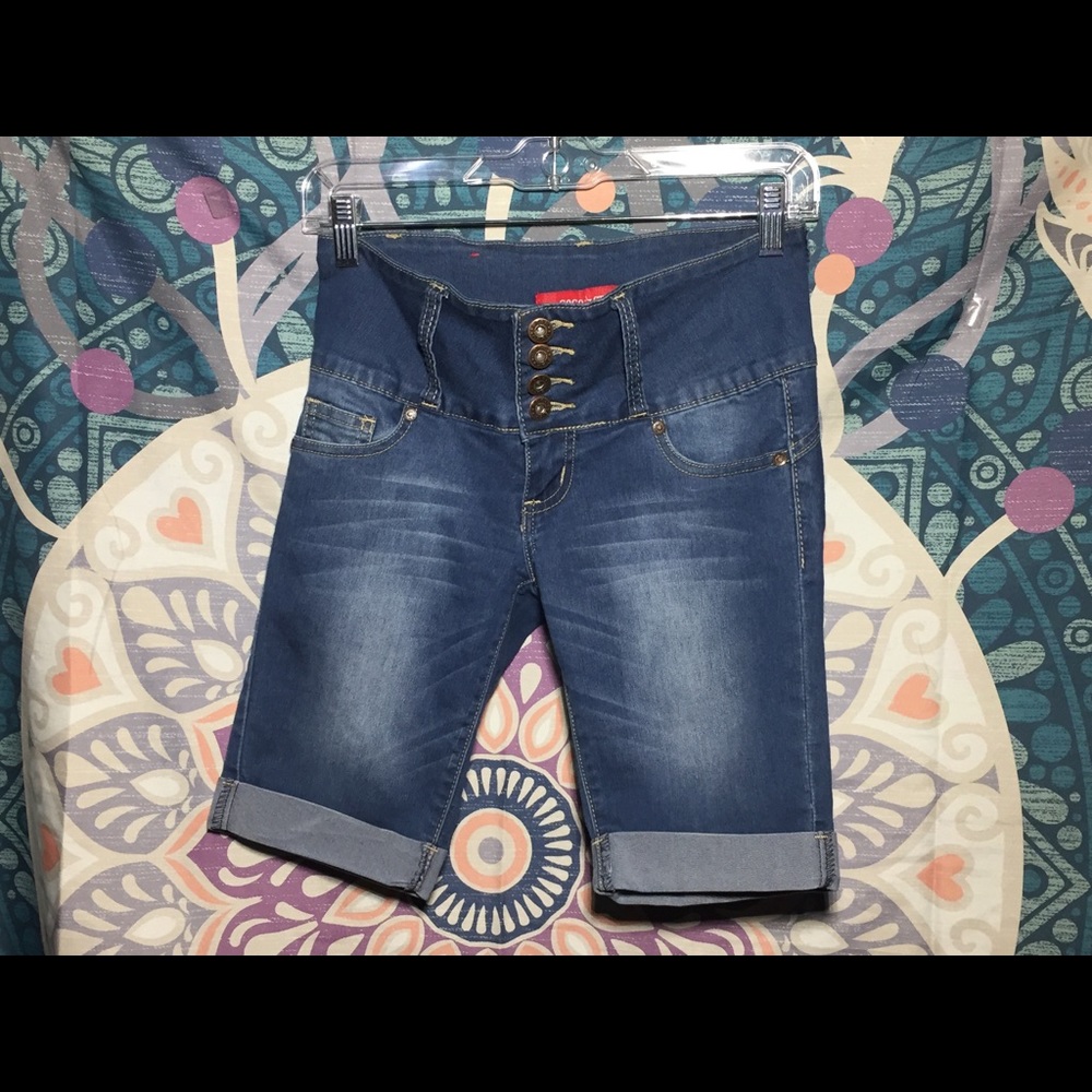 Blue boy styled shorts